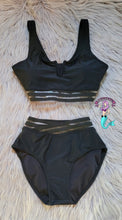 Load image into Gallery viewer, Black Mermaid bikini
