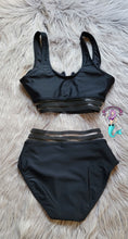 Load image into Gallery viewer, Black Mermaid bikini
