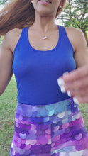 Load and play video in Gallery viewer, Royal blue sparkly tank top
