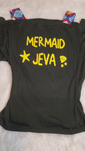 Load and play video in Gallery viewer, Mermaid Jeva Black blouse
