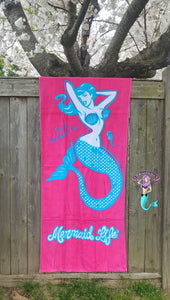 Mermaid beach towel