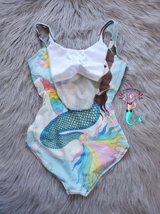 Girly Mermaid onepiece swimsuit