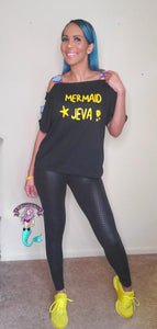 Mermaid Jeva Black blouse