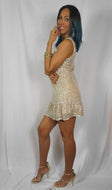 Sparkly gold dress