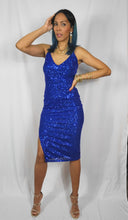 Load image into Gallery viewer, Sparkly Blue Mermaid Dress
