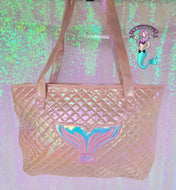 Mermaid tail tote bag