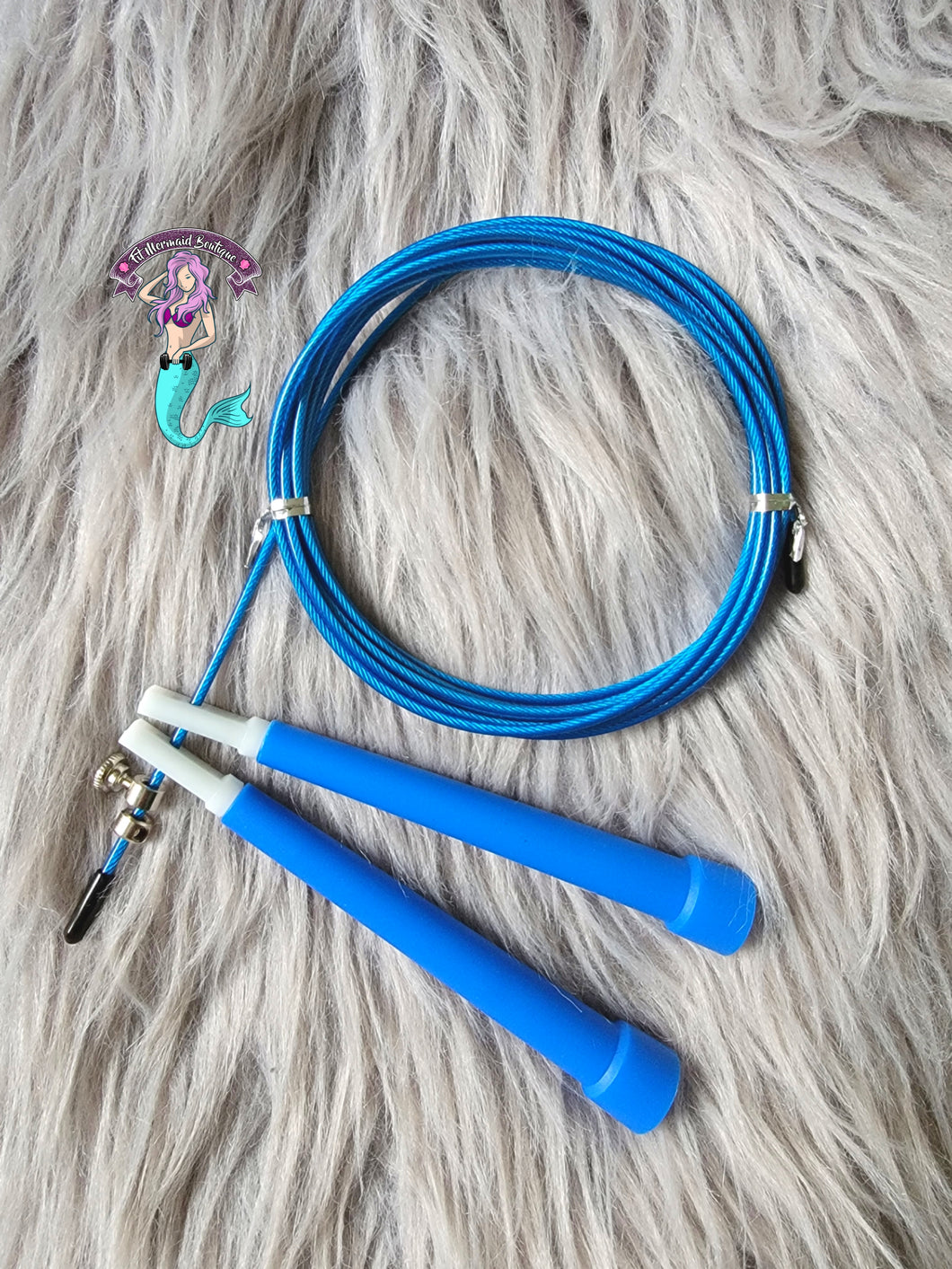Blue jump rope
