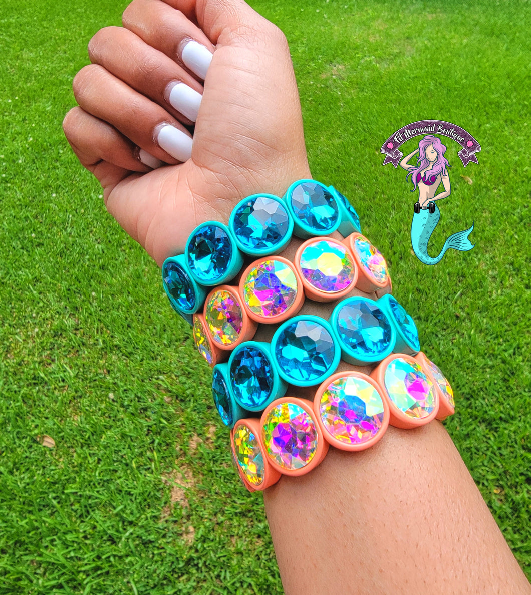 Colorful trendy bracelets