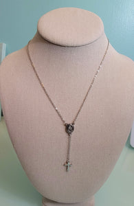 Silver rosary chain