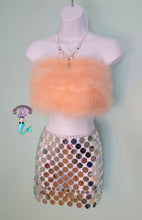 Load image into Gallery viewer, Mermaid scale mini skirt
