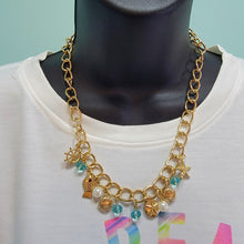 Load image into Gallery viewer, Gold sea lovers necklace
