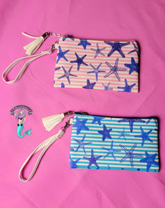 Starfish clutch / cosmetic bag