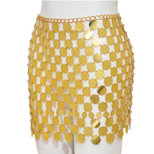 Load image into Gallery viewer, Mermaid scale mini skirt
